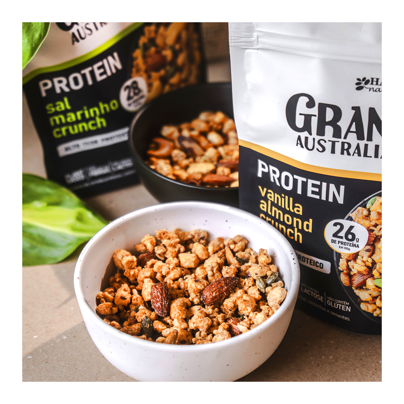 Australia Granola Vanilla Almond (KETO, 28g de PROTEÍNA).