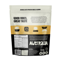 Australia Granola Vanilla Almond (KETO, 28g de PROTEÍNA).