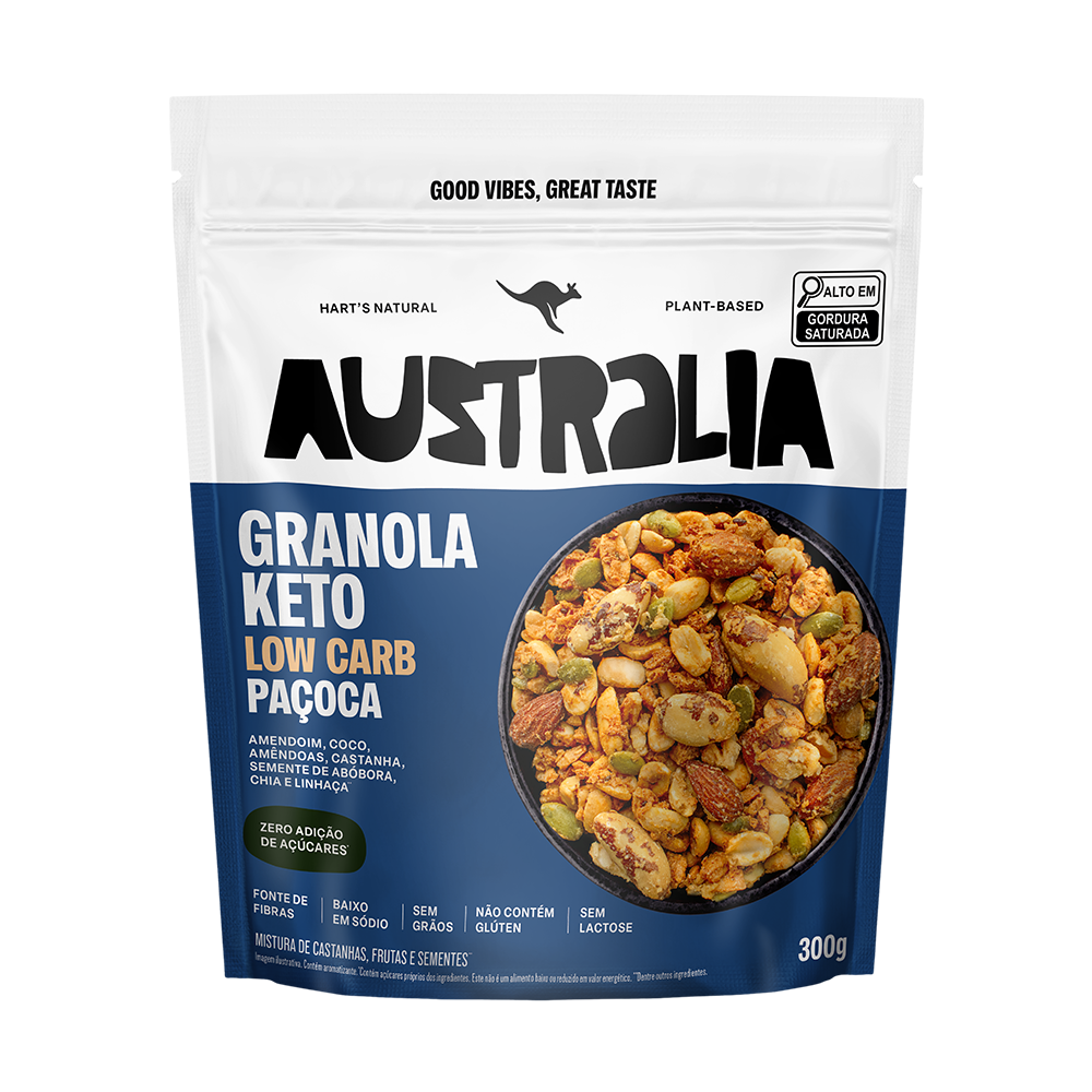 Australia Granola Paçoca (KETO).