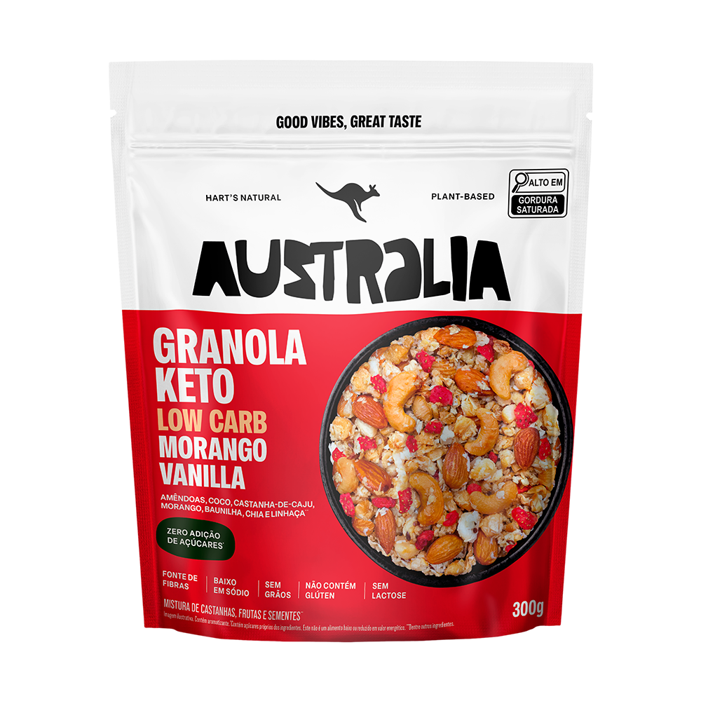Australia Granola Morango Vanilla