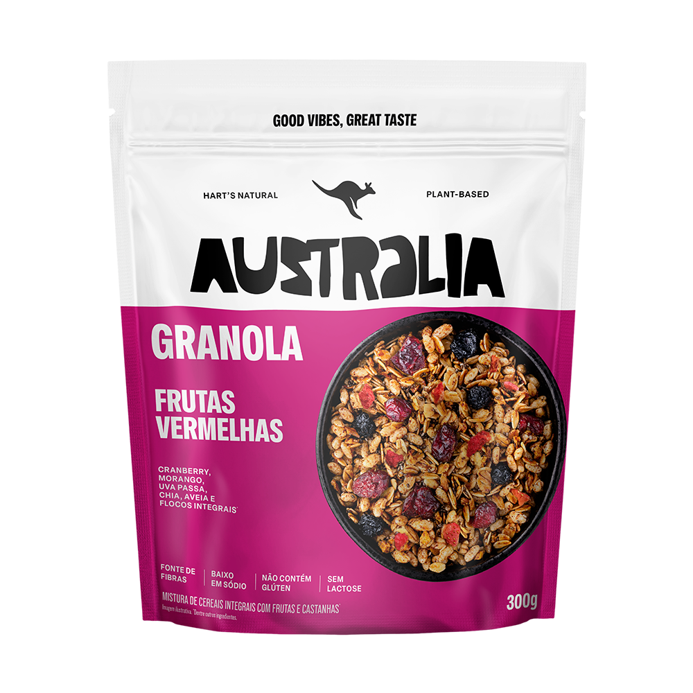 Australia Granola Frutas Vermelhas