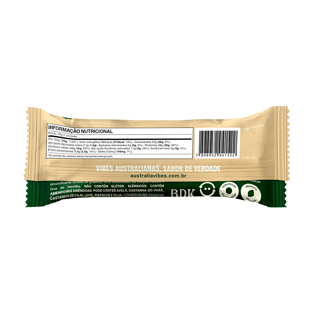 Vanilla & Coco – A Barra Zen com 20g de Proteína.
