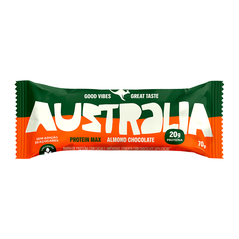 Almond Chocolate – 20g de Proteína, Amêndoa com Atitude.