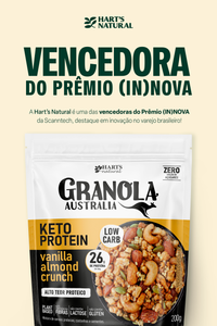 Australia Granola Vanilla Almond (KETO, 28g de PROTEÍNA).